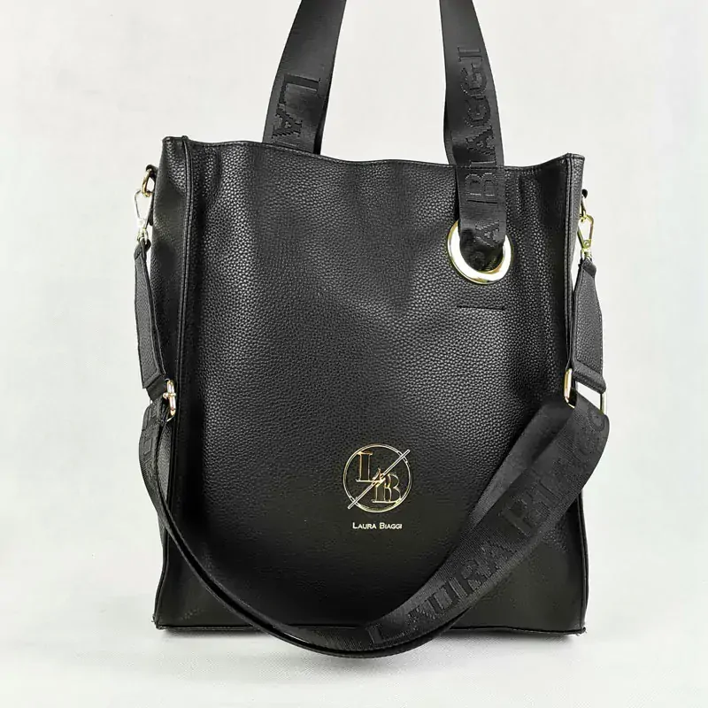 Čierna kabelka na rameno Laura Biaggi DX-2038-blackRIP-1