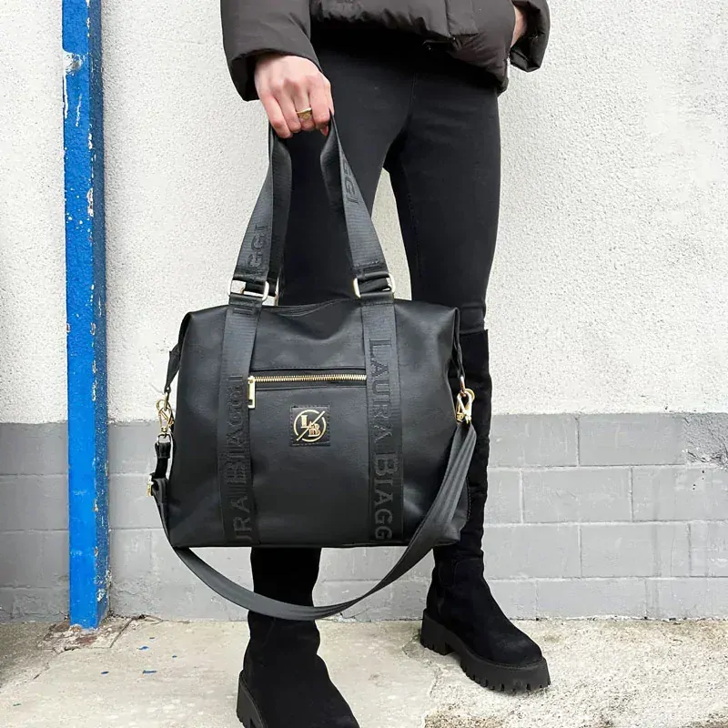 Dámska kabelka na rameno Laura Biaggi čierna