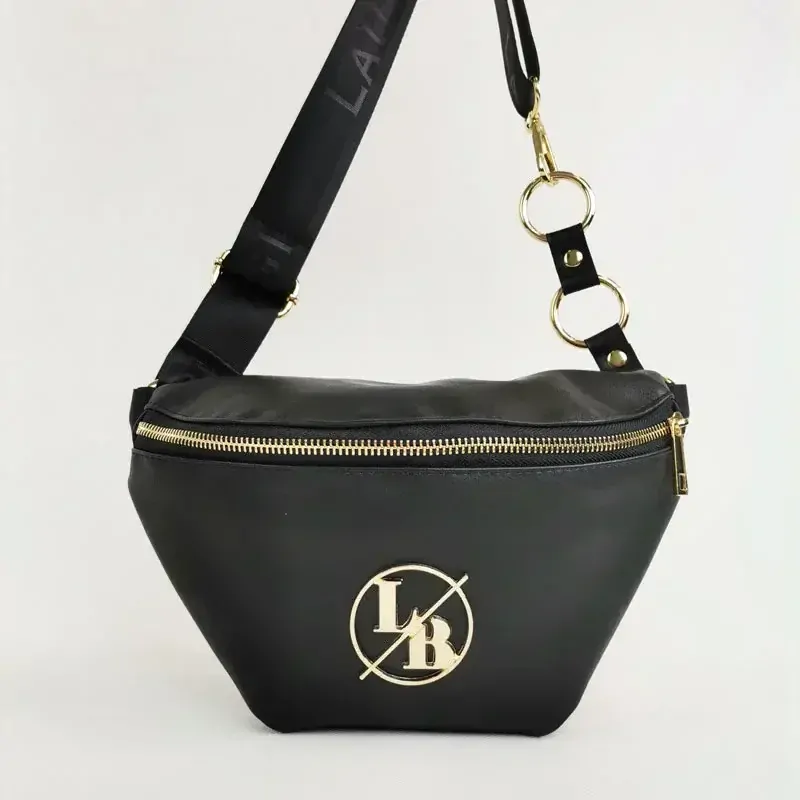 Čierna crossbody kapsička Laura Biaggi DX-KB82-black