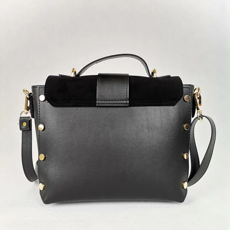 Čierna crossbody kabelka Laura Biaggi DX-JS104-blackECOZAM