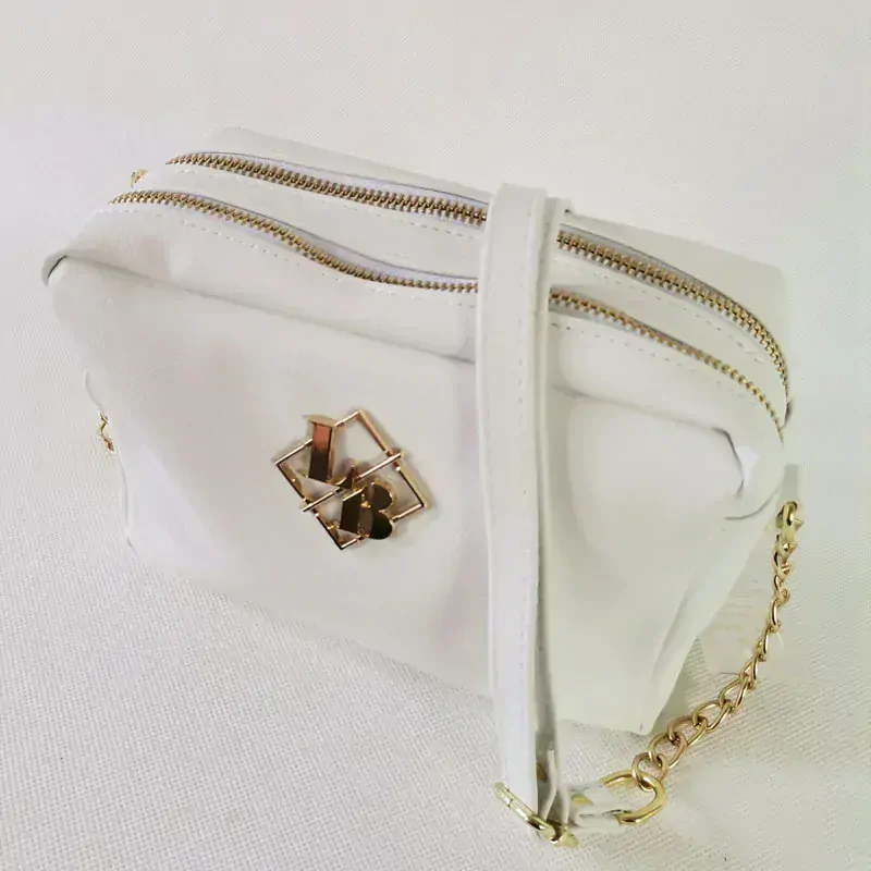 Ekokožená crossbody Laura Biaggi DX-JS-22-1-white