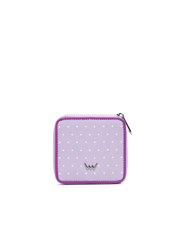 Malá bodkovaná peňaženka VUCH V-RINGER VIOLET