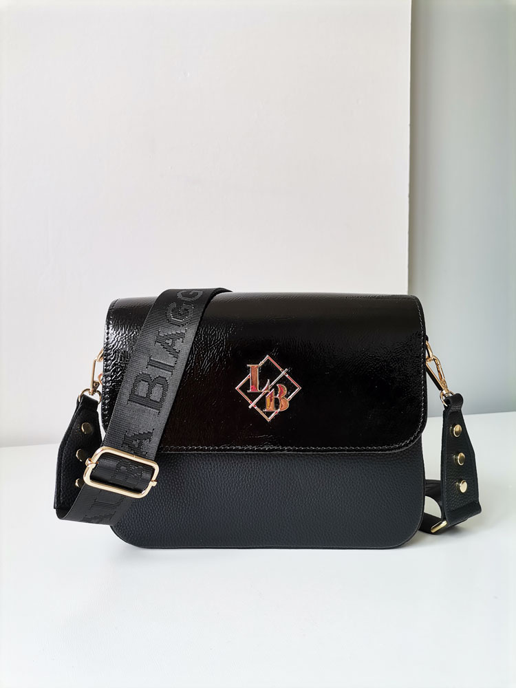 Čierna crossbody kabelka Laura Biaggi DX-JS170-blackLAK