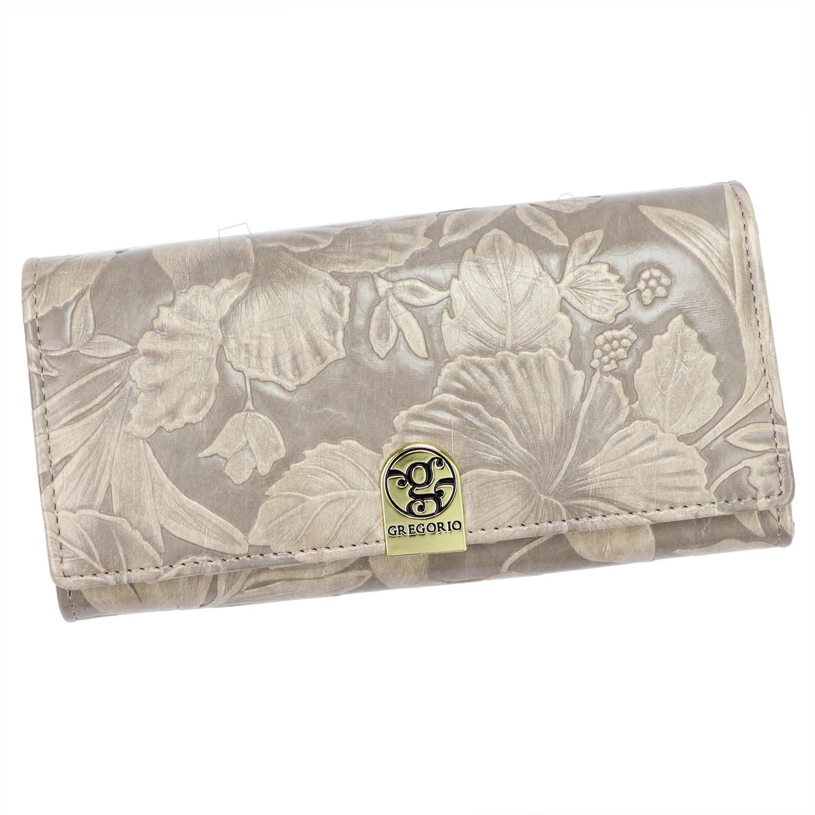Dámska kožená peňaženka GREGORIO HL-102-beige