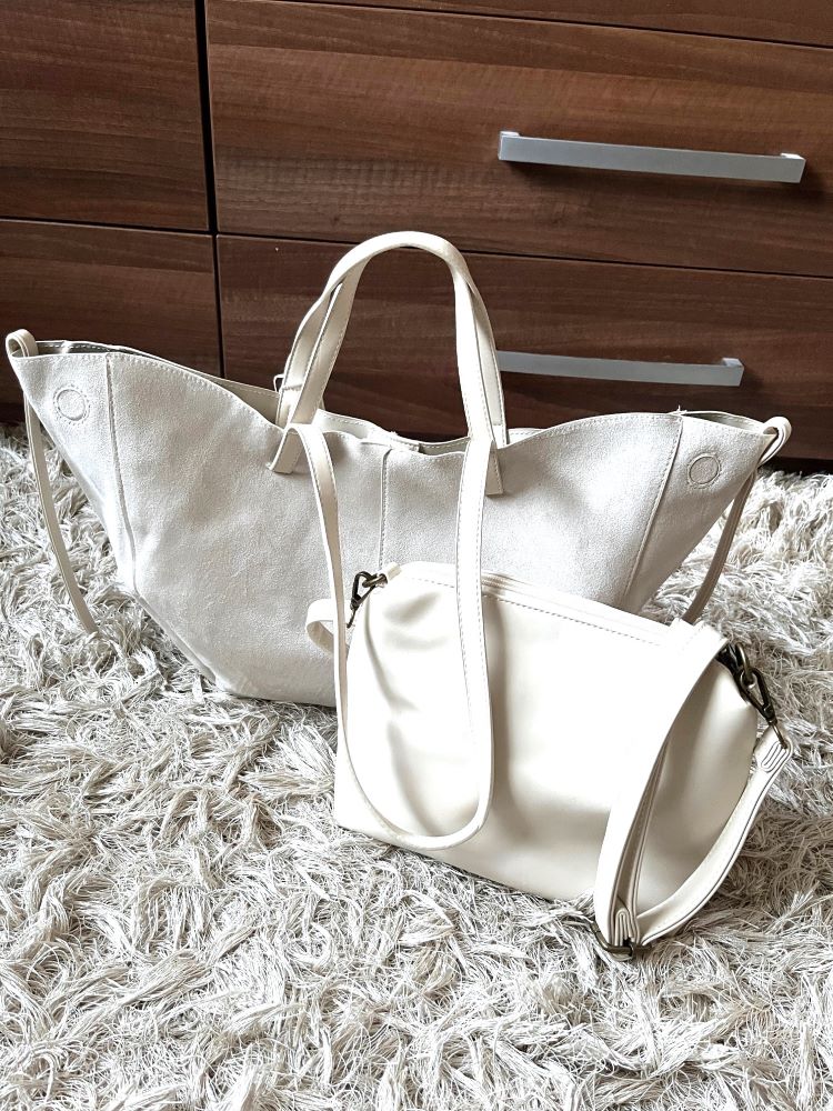 Béžová kabelka na rameno 8509A-beige