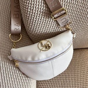 Biela crossbody kapsička Laura Biaggi DX-JP70-white