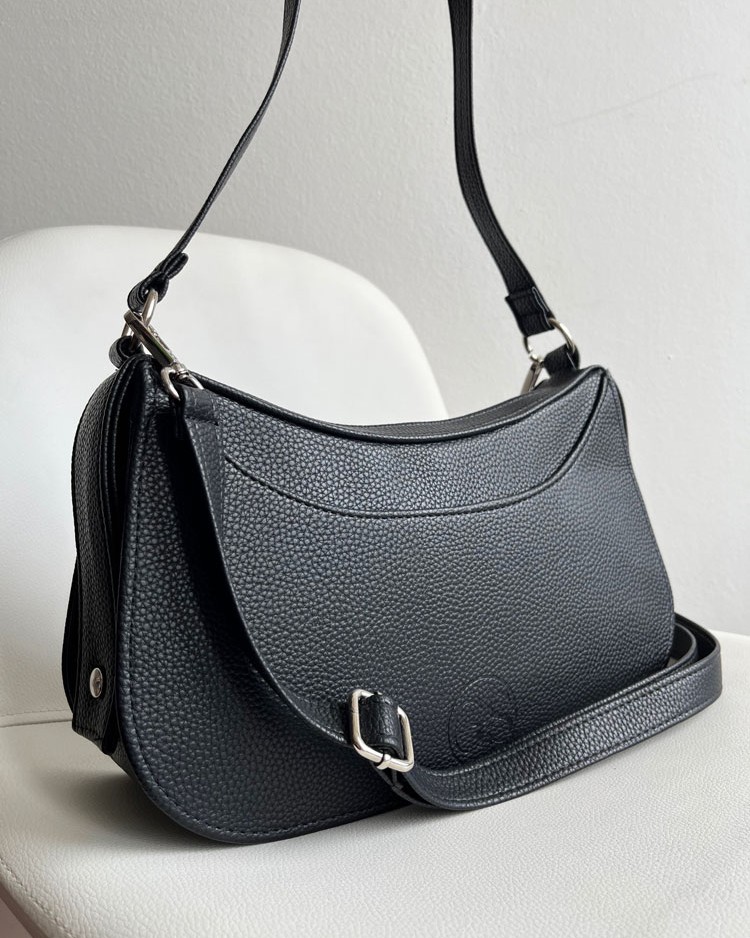 Čierna kabelka na rameno GS-3804-black