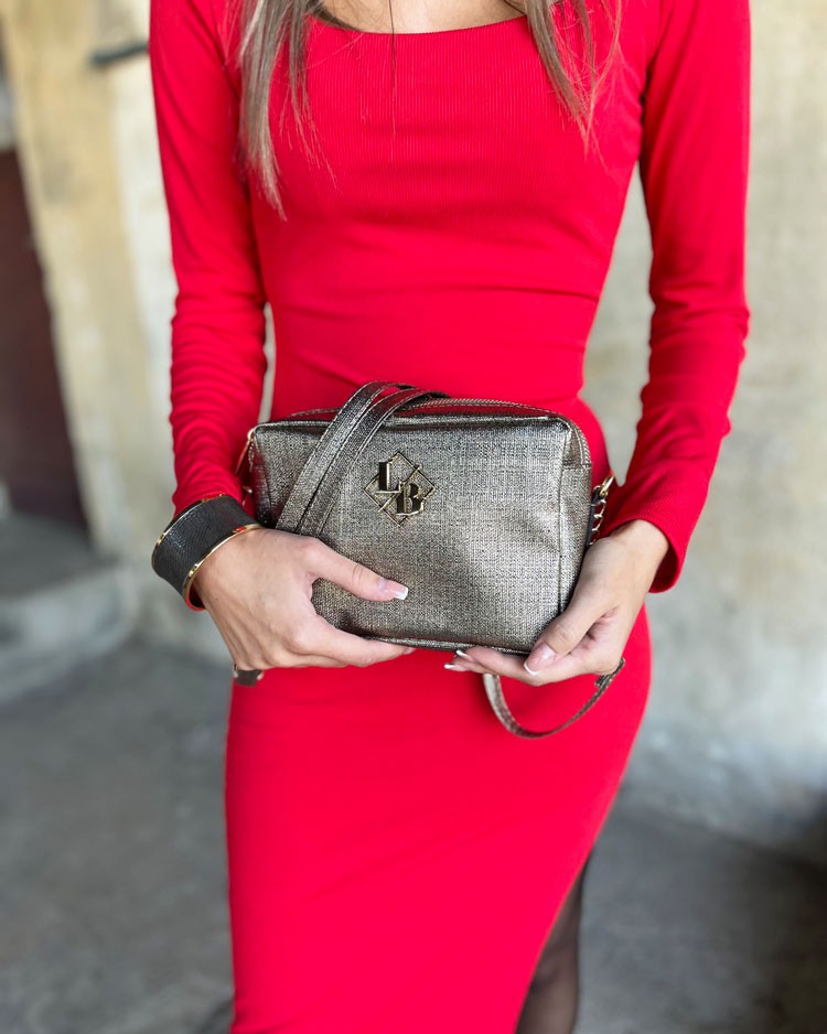 Zlatá crossbody Laura Biaggi DX-JS-22-1-dark gold