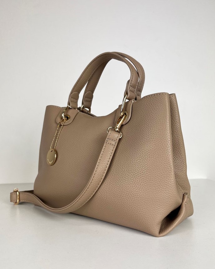 Hnedá kabelka do ruky SS2024-26-stone