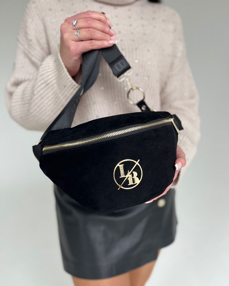 Čierna crossbody kapsička Laura Biaggi DX-KB82-blackZAM