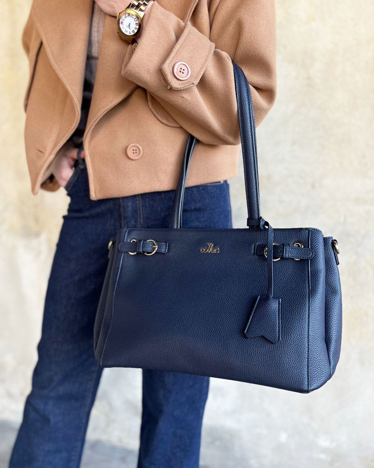 Modrá kabelka na rameno CJLO0242-1A-d.blue