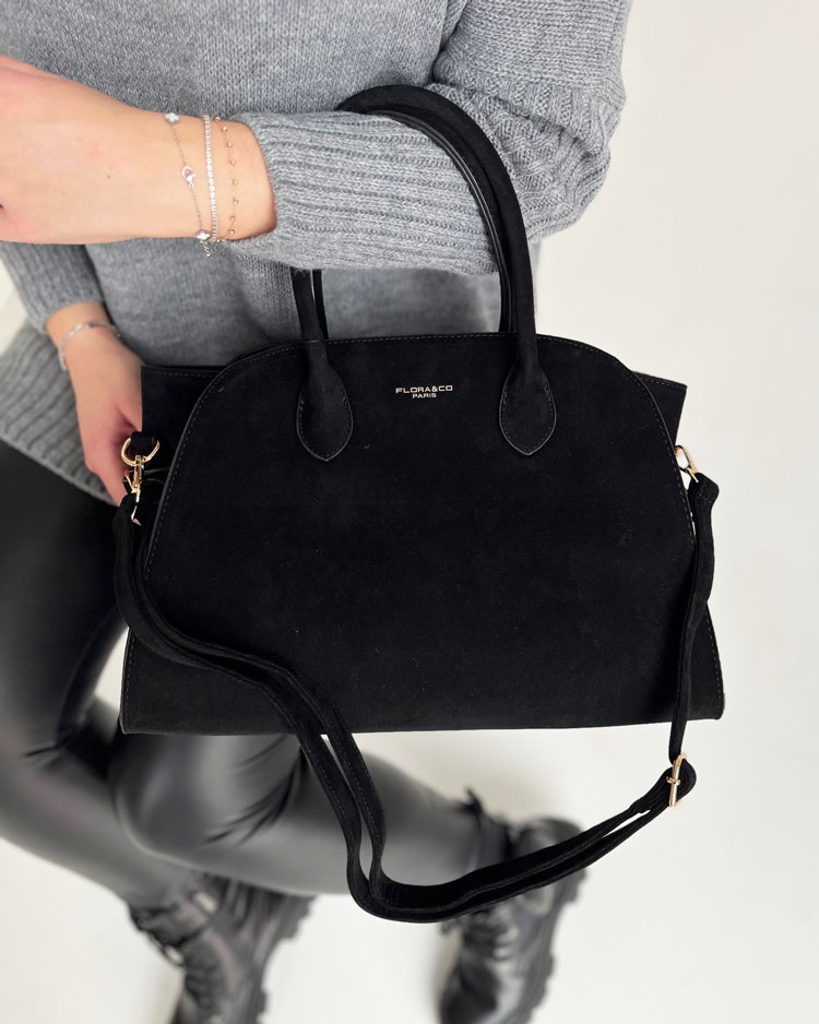 Čierna kabelka do ruky F-7558-noir