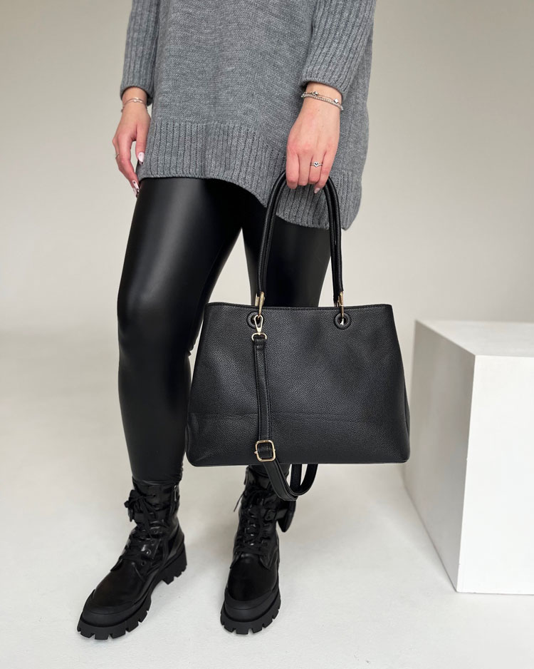 Čierna kabelka na rameno AV2024-34-black