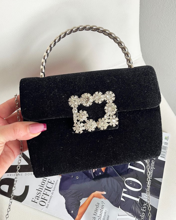 Čierna spoločenská kabelka TC2910-black