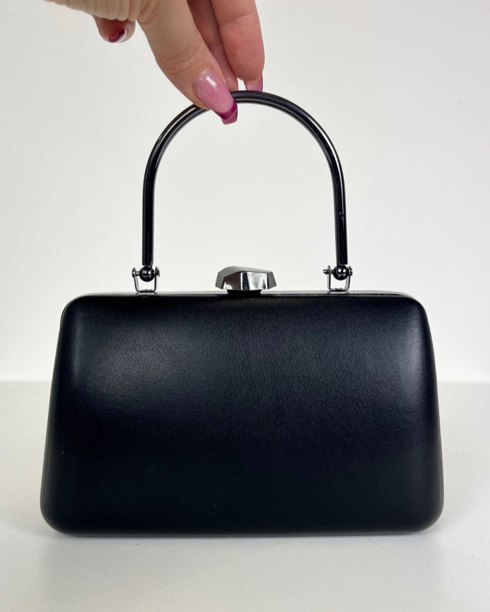 Čierna spoločenská kabelka LK5826-black