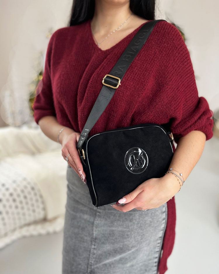 Čierna crossbody Laura Biaggi DX-KB77-blackZAM