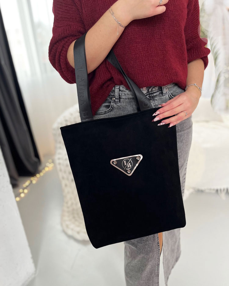 Čierna kabelka na rameno Laura Biaggi DX-KB-168-blackZAM