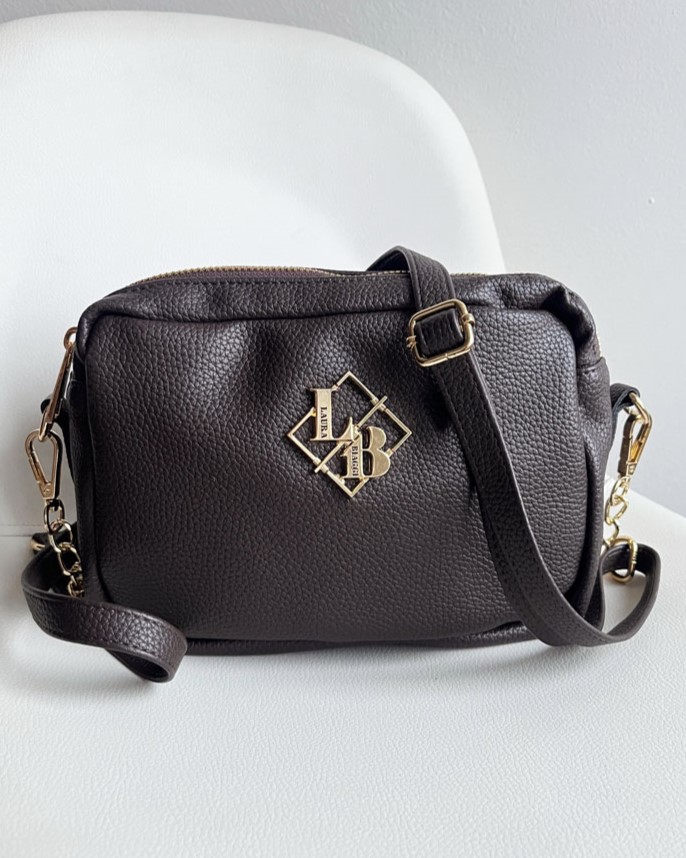 Tmavohnedá crossbody Laura Biaggi DX-JS-22-1-chocoECO