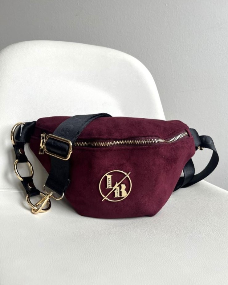 Bordová crossbody kapsička Laura Biaggi DX-KB82-bordoZAM