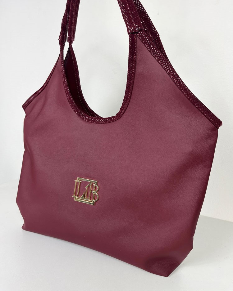 Bordová kabelka na rameno Laura Biaggi DX-S2444-bordo