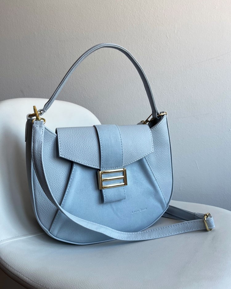 Modrá kabelka na rameno Laura Biaggi DX-S2507-light blue