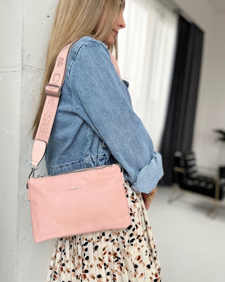 Ružová crossbody kabelka F-7003A-pink