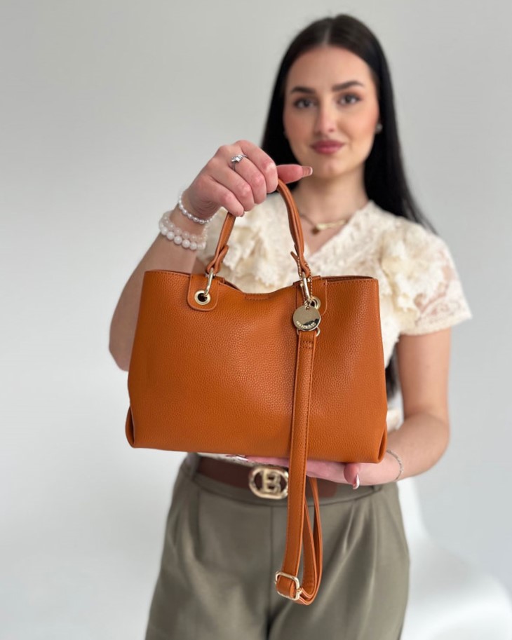 Hnedá kabelka do ruky SS2024-26-brown