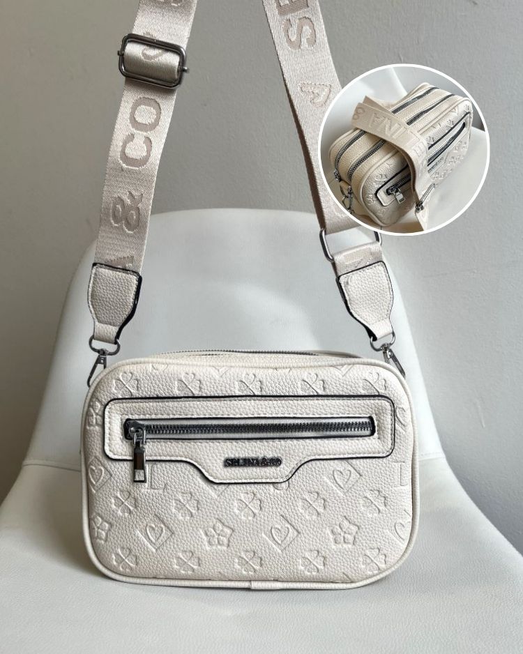 Béžová crossbody kabelka Y8017-beige