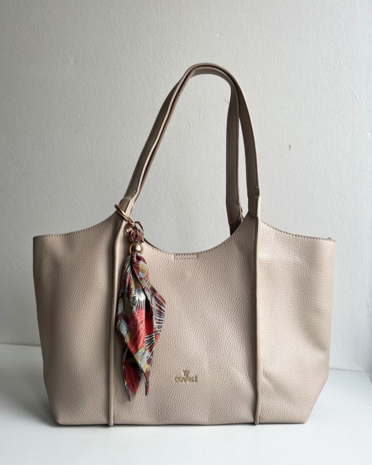 Hnedosivá kabelka na rameno JGL-313-2-taupe