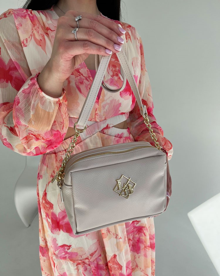 Béžová crossbody Laura Biaggi DX-JS-22-1-creamECO