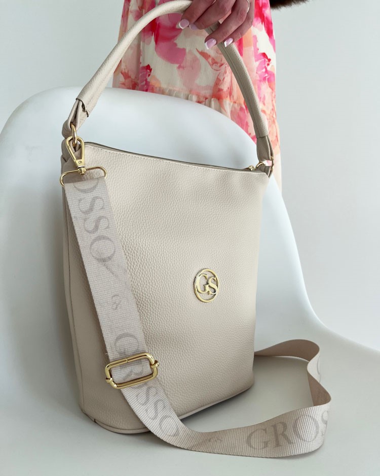 Kabelka na rameno/crossbody GROSSO GS-JPS022-cream