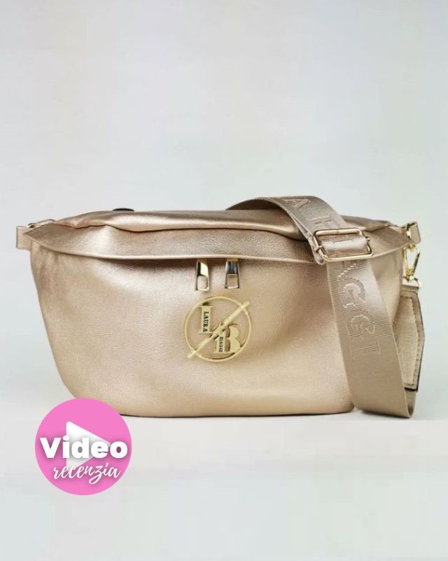 Zlatá crossbody kapsička Laura Biaggi DX-JS-182-gold