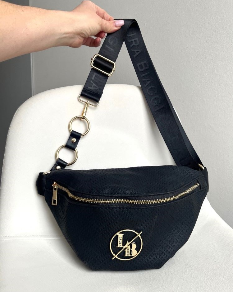 Čierna ľadvinka Laura Biaggi DX-KB82-blackTEX