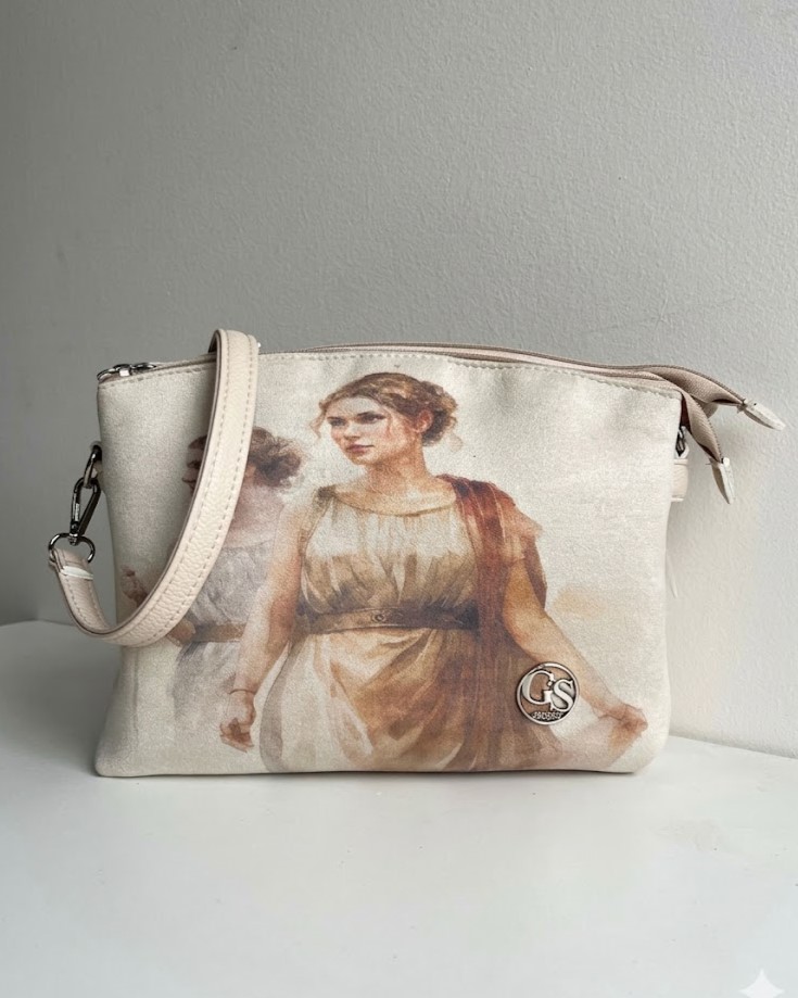 Béžová crossbody kabelka GS-3910-beige