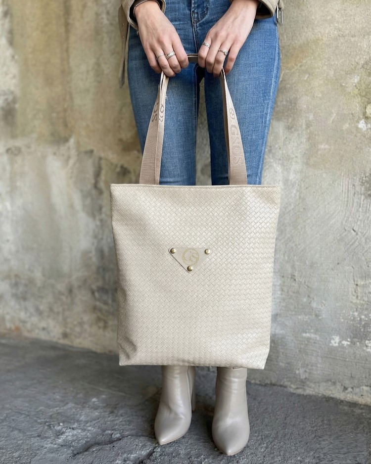 Kabelka na rameno GROSSO béžová