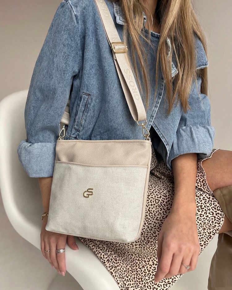 Crossbody kabelka GROSSO béžová