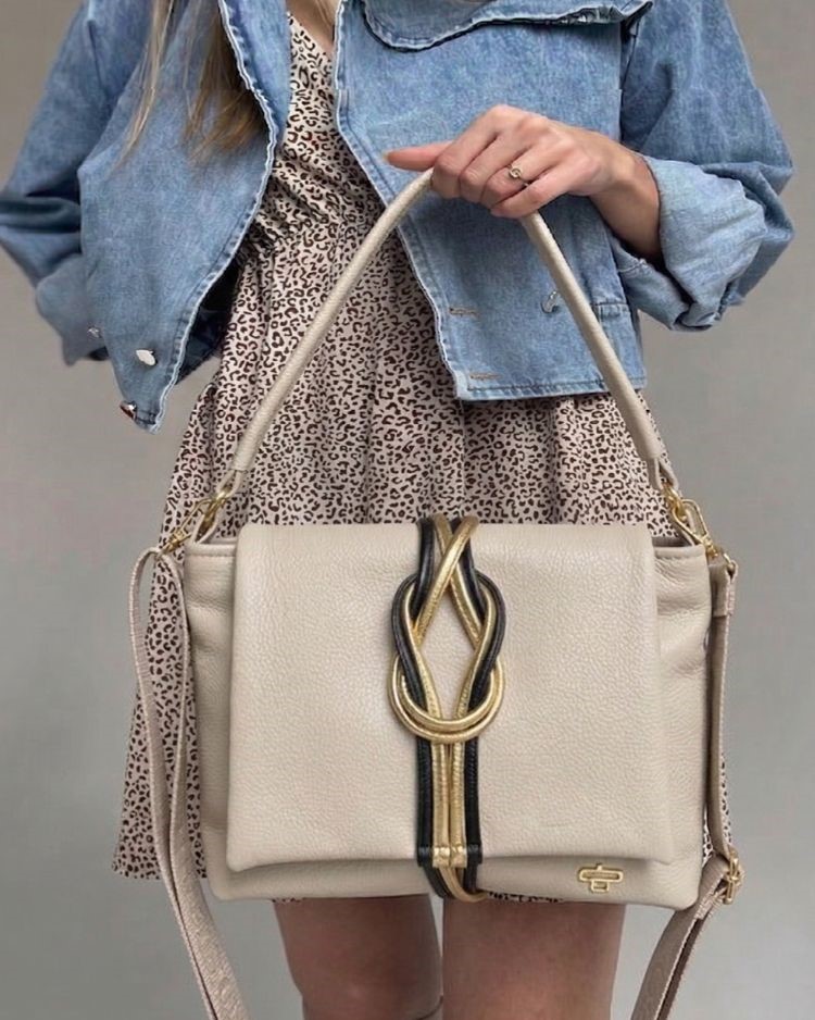 Dámska kabelka na rameno GROSSO béžová