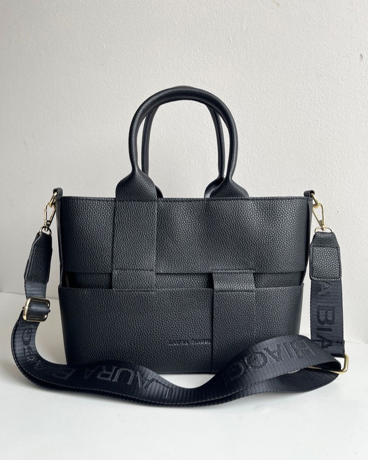 Kabelka do ruky Laura Biaggi čierna