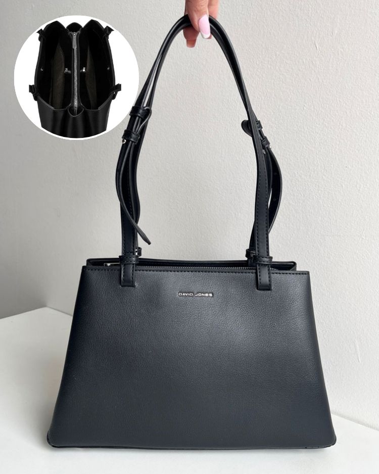 Trojpriehradková kabelka na rameno David Jones