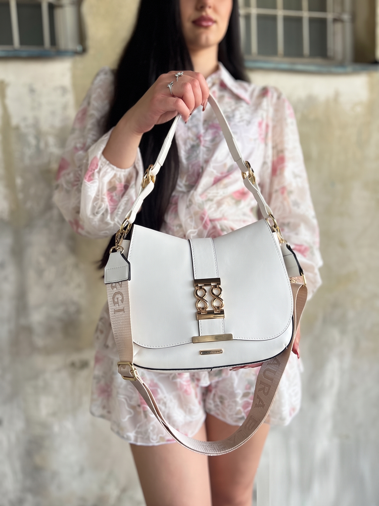 Kabelka na rameno/crossbody Laura Biaggi DX-F299-white