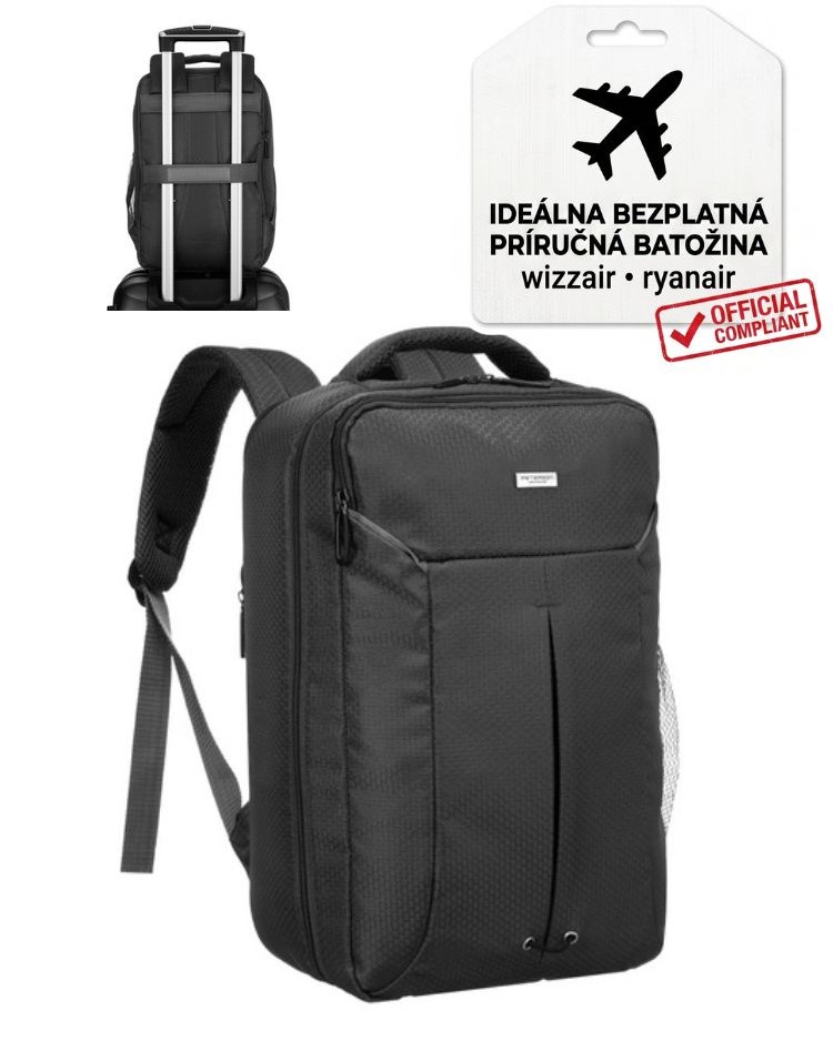 Cestovný batoh BOCIAN sivý – štýlový a praktický spoločník na cesty