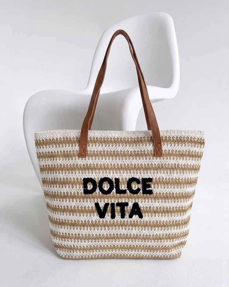 Plážová taška Dolce Vita - praktická na leto