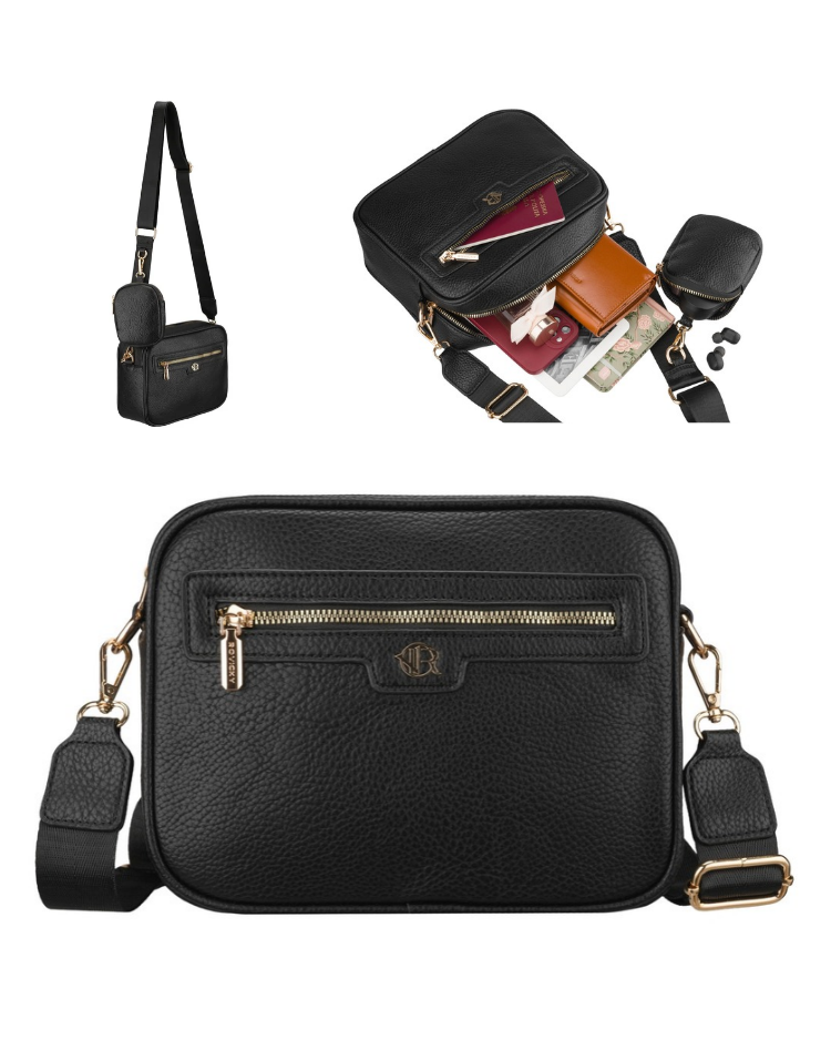 Čierna crossbody kabelka Peterson na každý deň