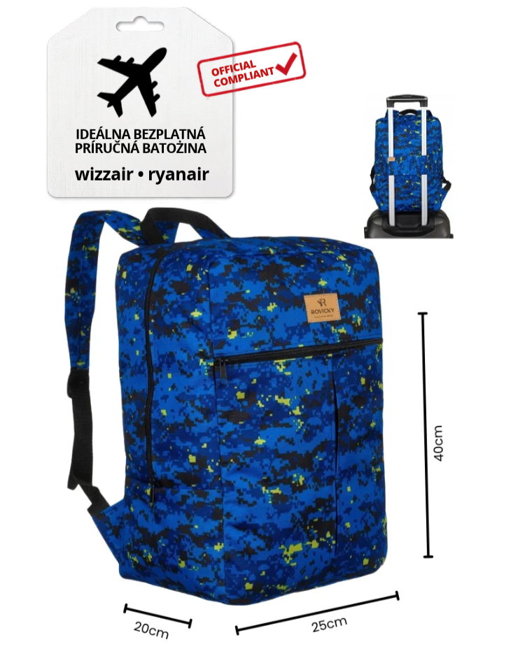 Cestovný ruksak Peterson – ideálna príručná batožina do lietadla 