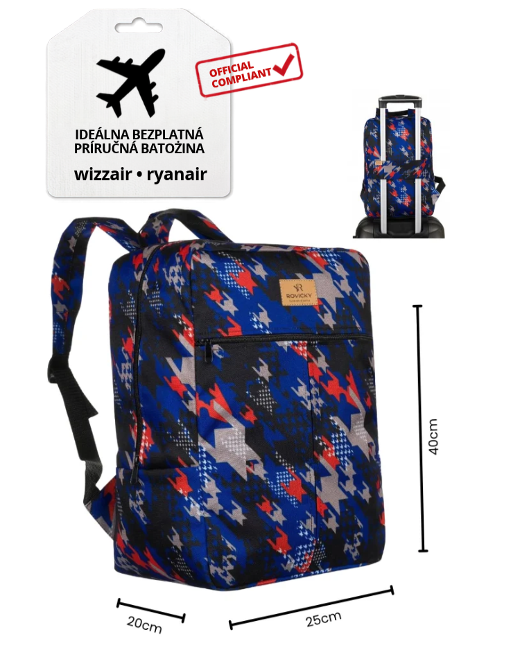 Cestovný ruksak Peterson – ideálna príručná batožina do lietadla