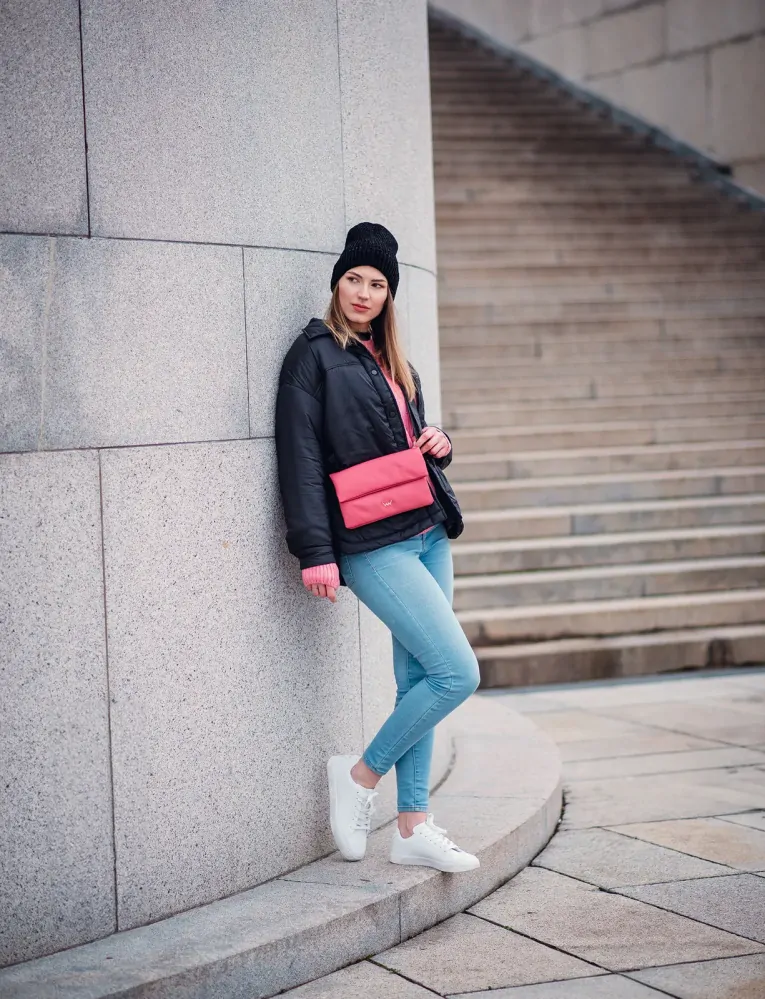 Dámska crossbody kabelka VUCH V-YELLA RED