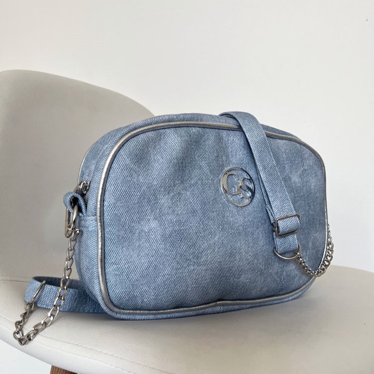 Dámska crossbody kabelka GROSSO GS-3119-jeans