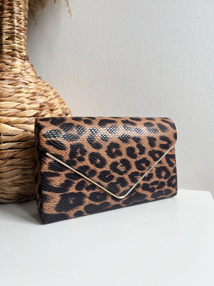 Listová kabelka K1717-leopard