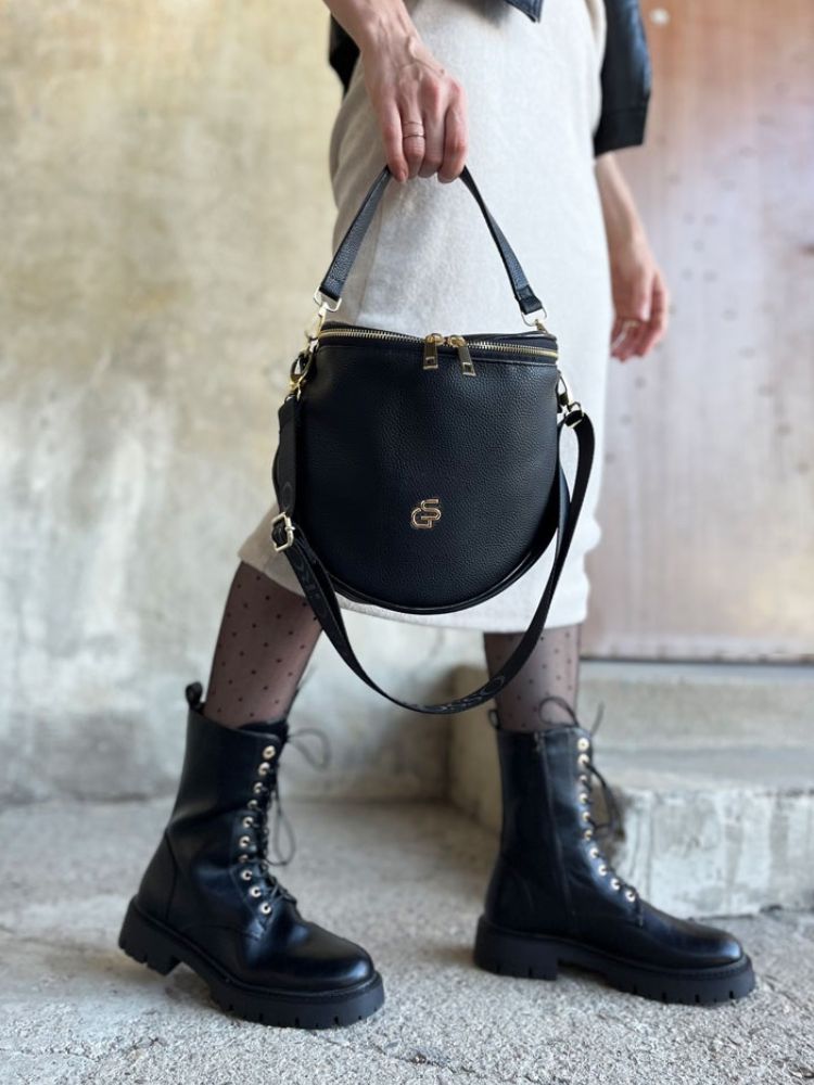 Čierna crossbody kabelka GROSSO GS-3003-blackNEW