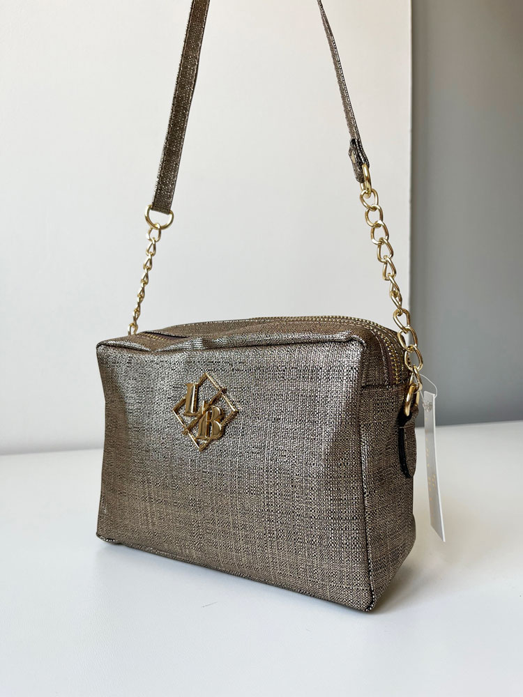 Zlatá crossbody Laura Biaggi DX-JS-22-1-dark gold